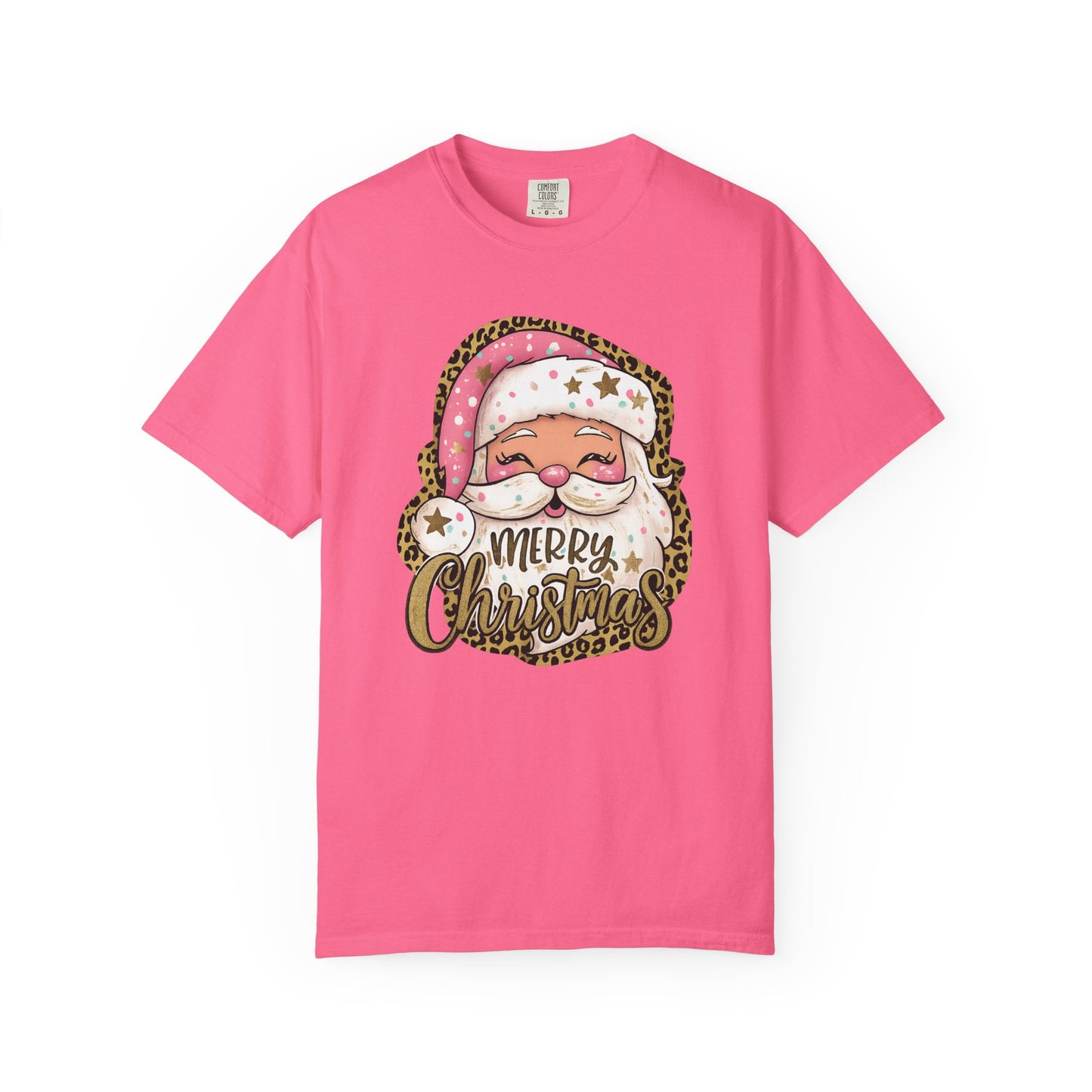 Leopard Santa T Shirt