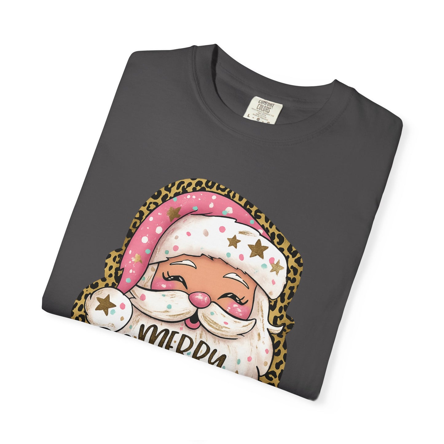 Leopard Santa T Shirt