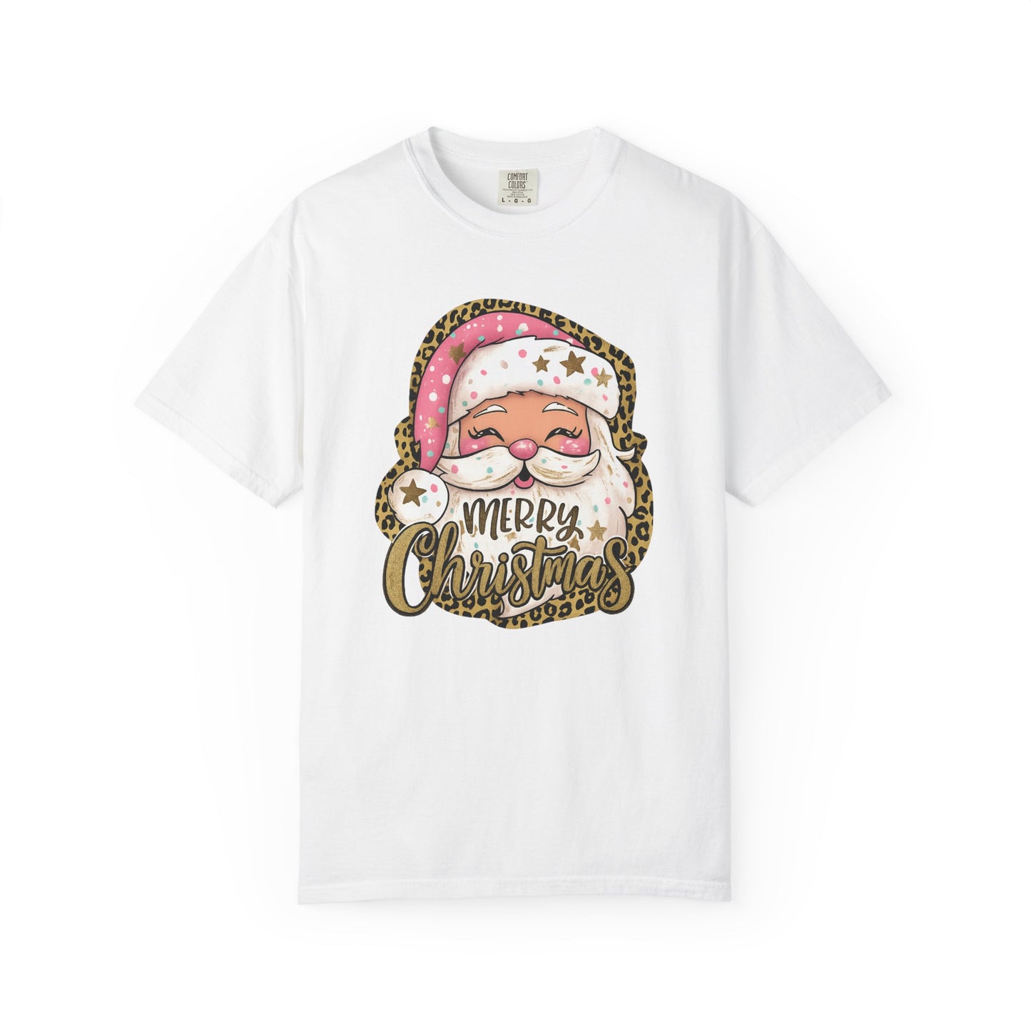 Leopard Santa T Shirt