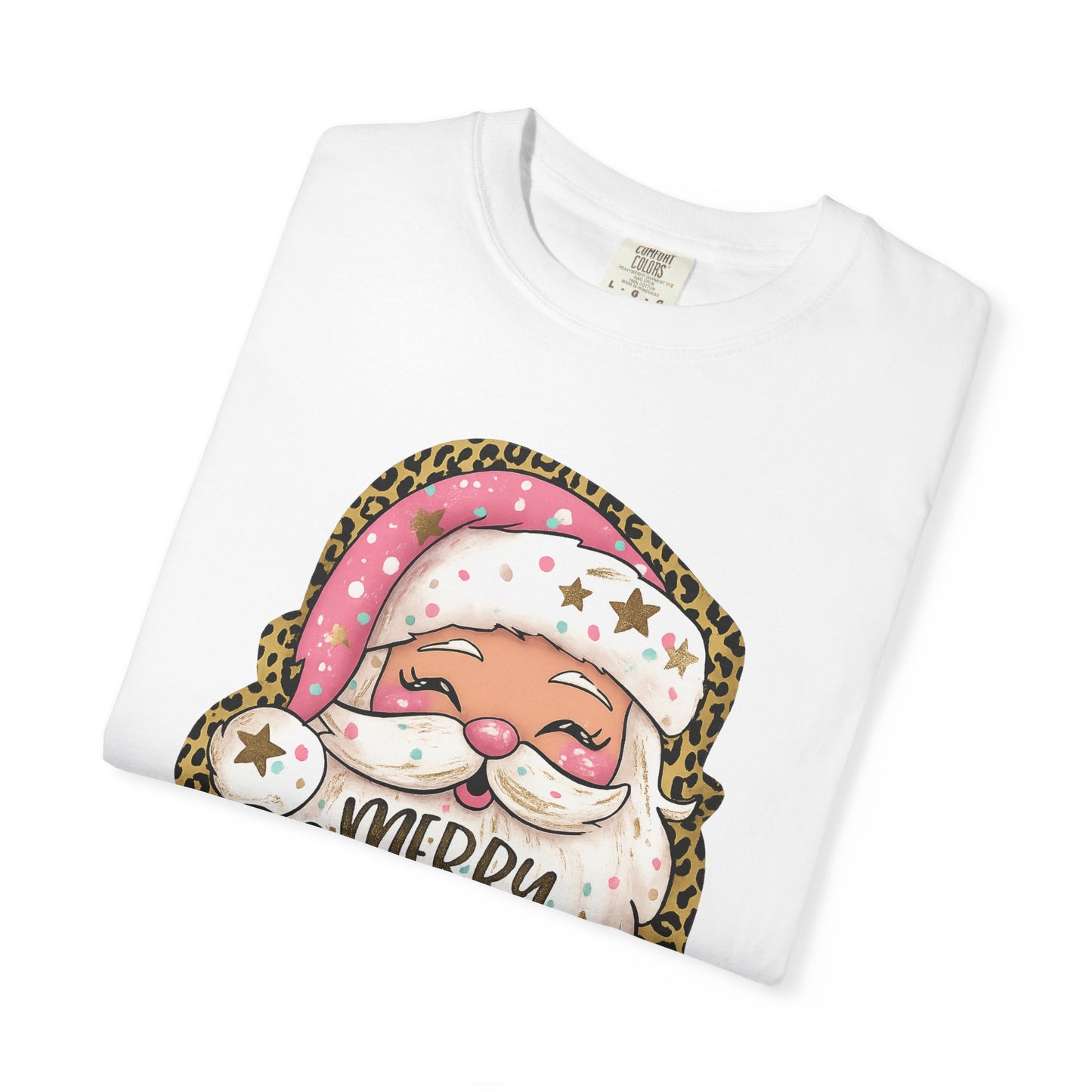 Leopard Santa T Shirt